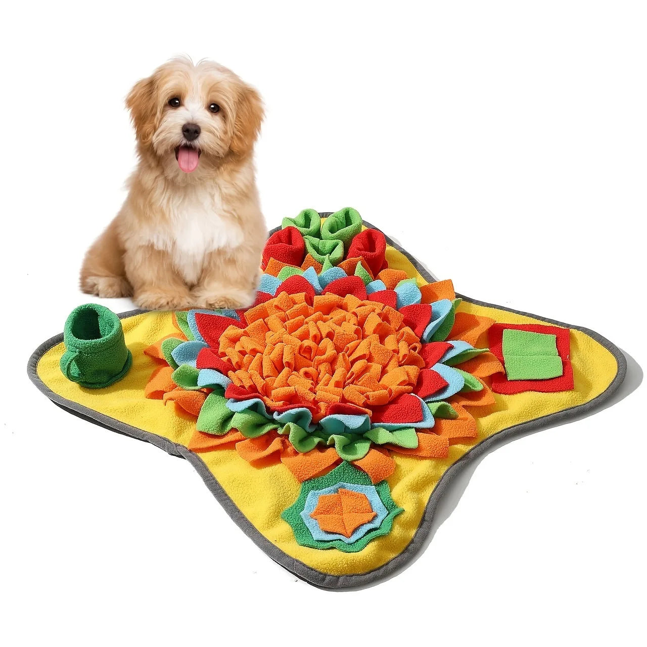 Interactive Dog Snuffle Mat, Mental Enrichment Foraging Puzzle