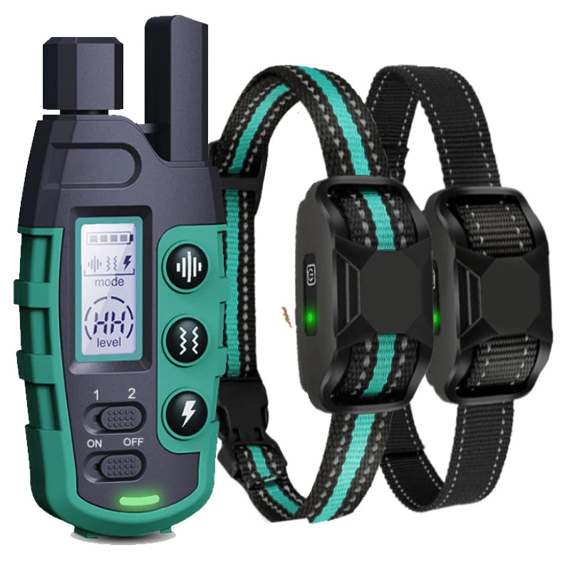 3300Ft Remote Electric Dog Training Collar - Waterproof Behavior Aid with Shock & Vibration