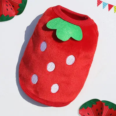 Cute Flannel Dog Winter Vest - Soft Puppy Puffer Jacket for Small Dogs & Cats