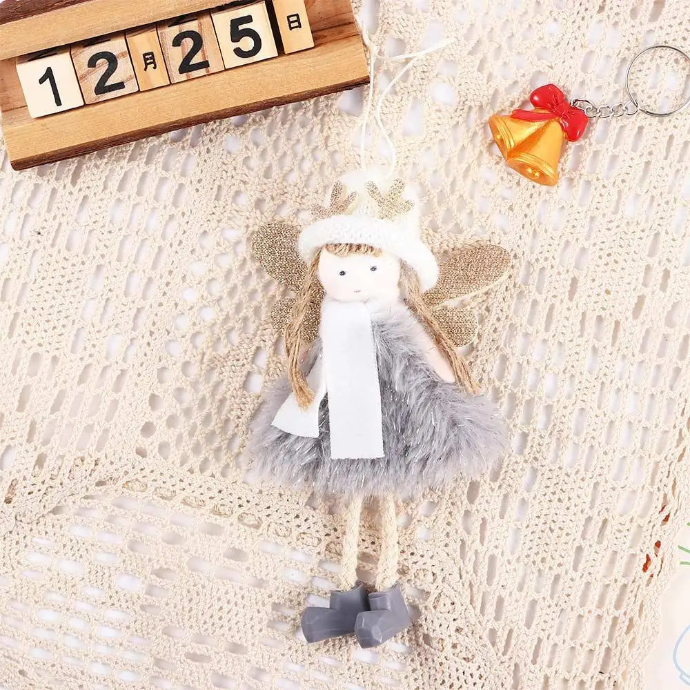 Christmas Pendant for Christmas Tree Drop Ornaments Christmas Angel Doll Christmas Decoration Xmas Tree Decoration Hanging Doll