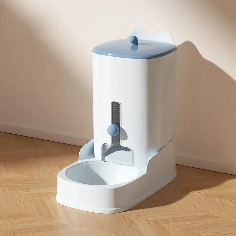 Large Capacity Automatic Pet Water Fountain & Food Feeder