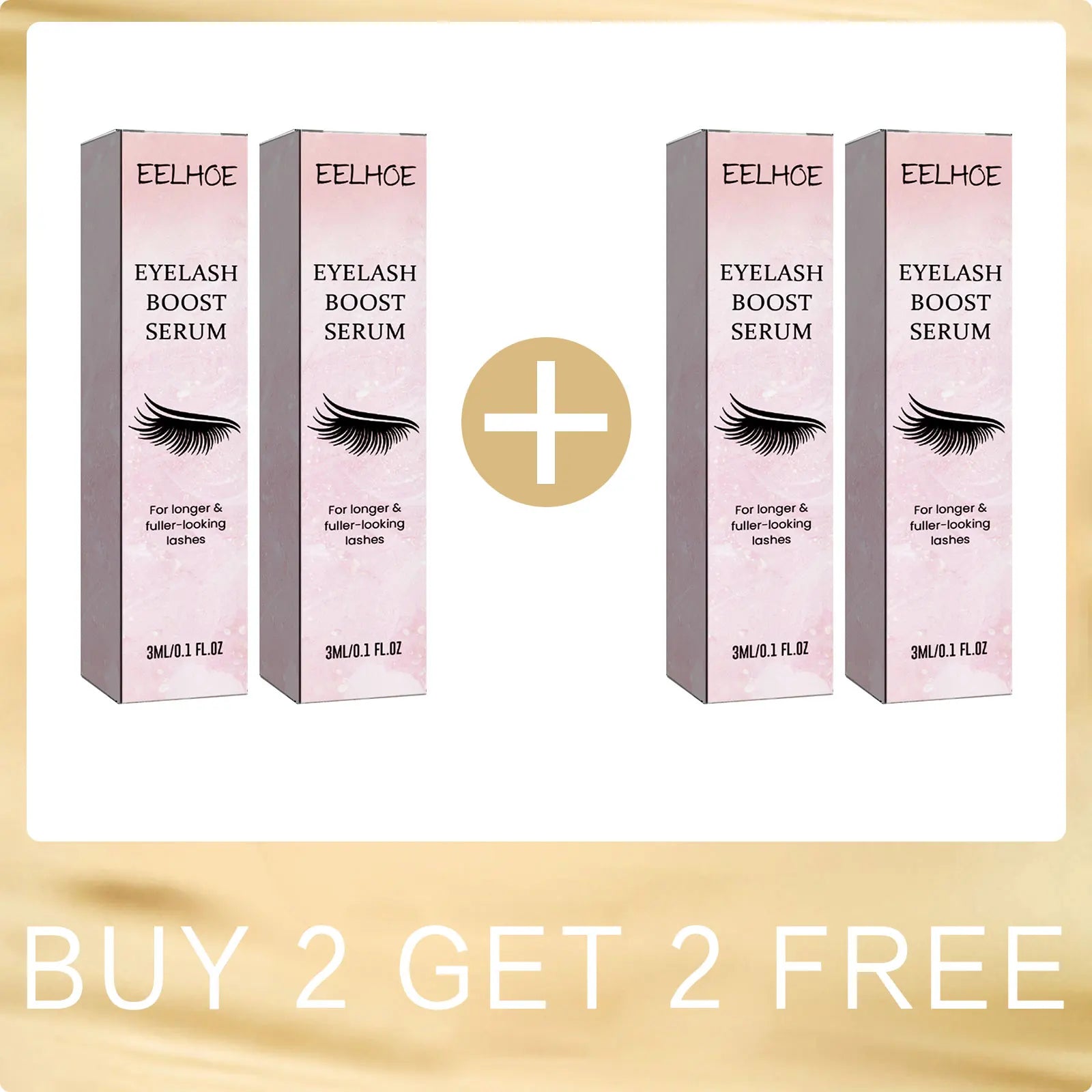 7-Day Eyelash Growth Serum - 3ml Enhancer for Curled, Thickened, and Strengthened Lashes and Brows - PULSE MART