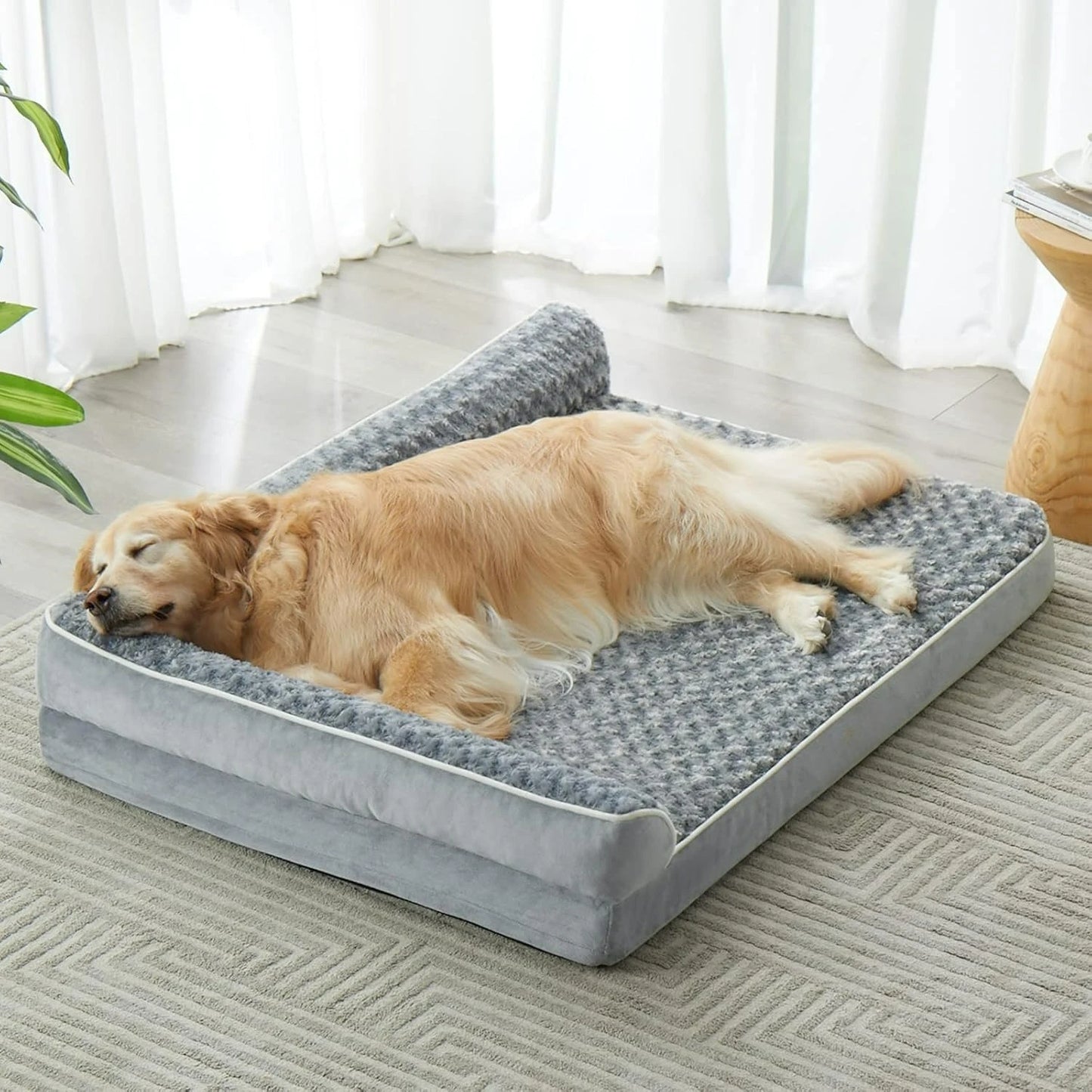 Orthopedic Dog Bed for Large Dogs, Waterproof Washable Sofa Bed