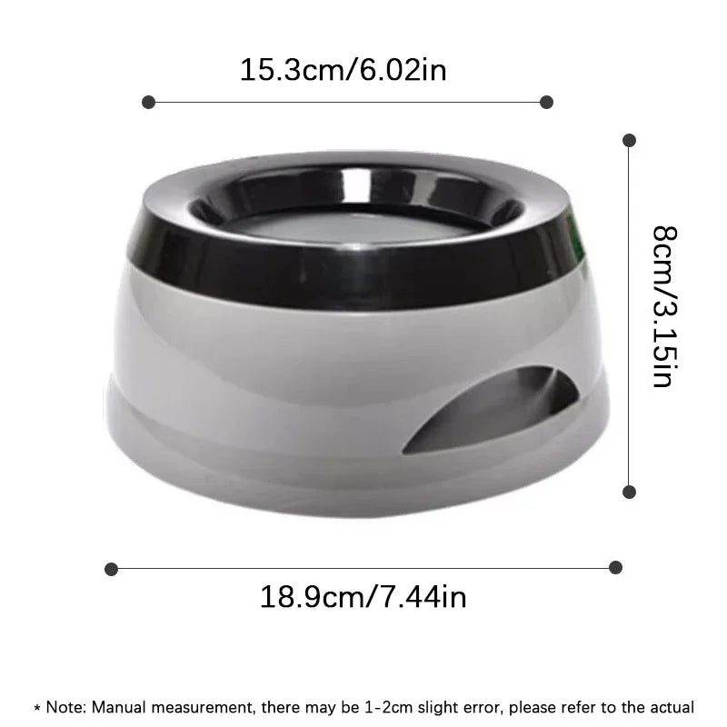 No-Wet Mouth Floating Dog Water Bowl - Anti-Spill Portable Outdoor Drinker