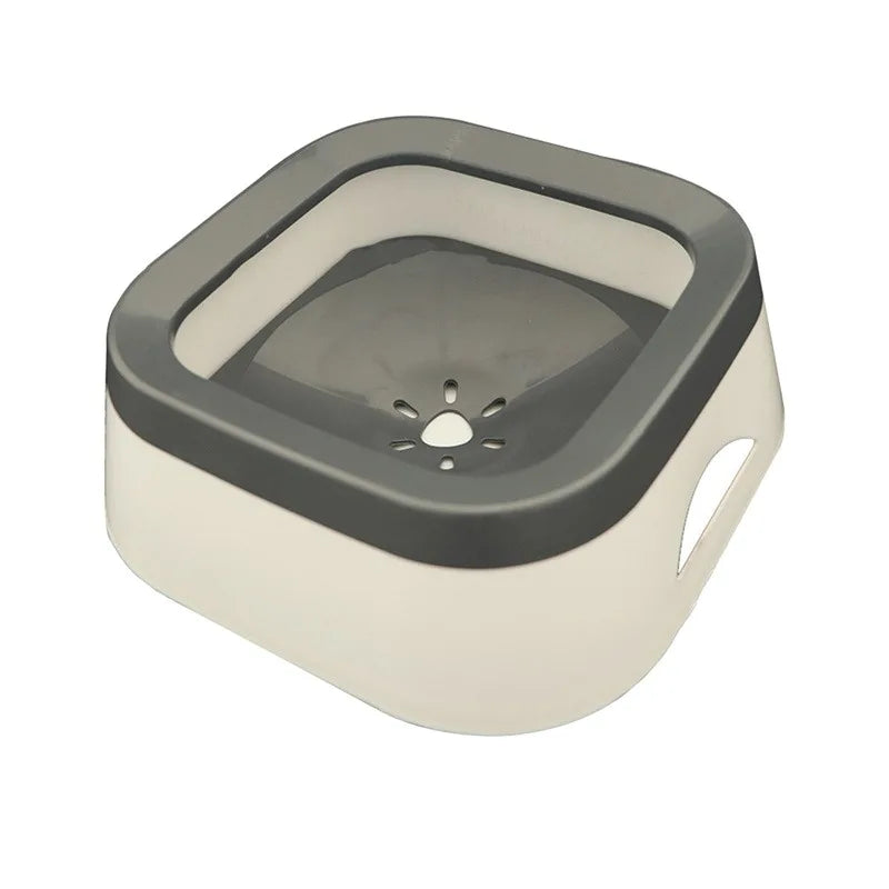 Anti-Splash Floating Dog Water Bowl - 1L No-Spill Large Capacity Drinker