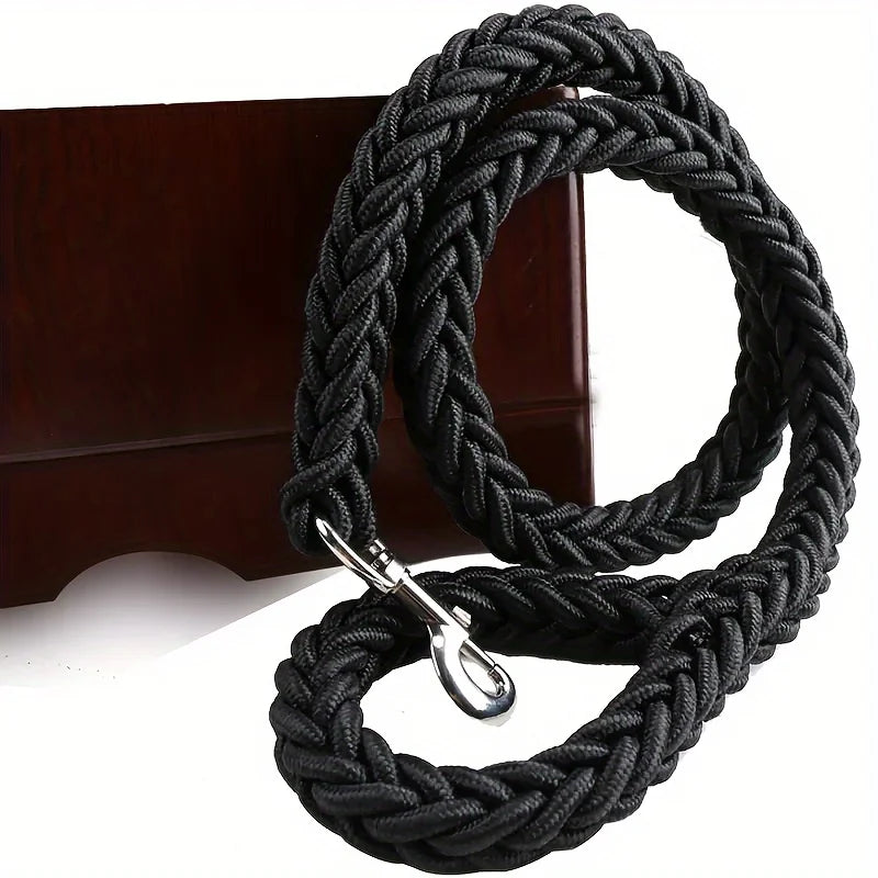 Heavy-Duty Braided Dog Leash - Strong Training Lead for Large Dogs