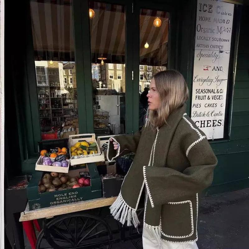 Women’s Fashion Woolen Coat – Autumn/Winter 2024 Collection - PULSE MART