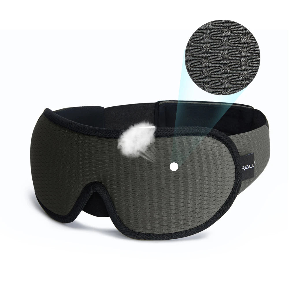 3D Sleeping Mask – Soft Padded Eye Shade &amp; Light-Blocking Sleep Mask - PULSE MART