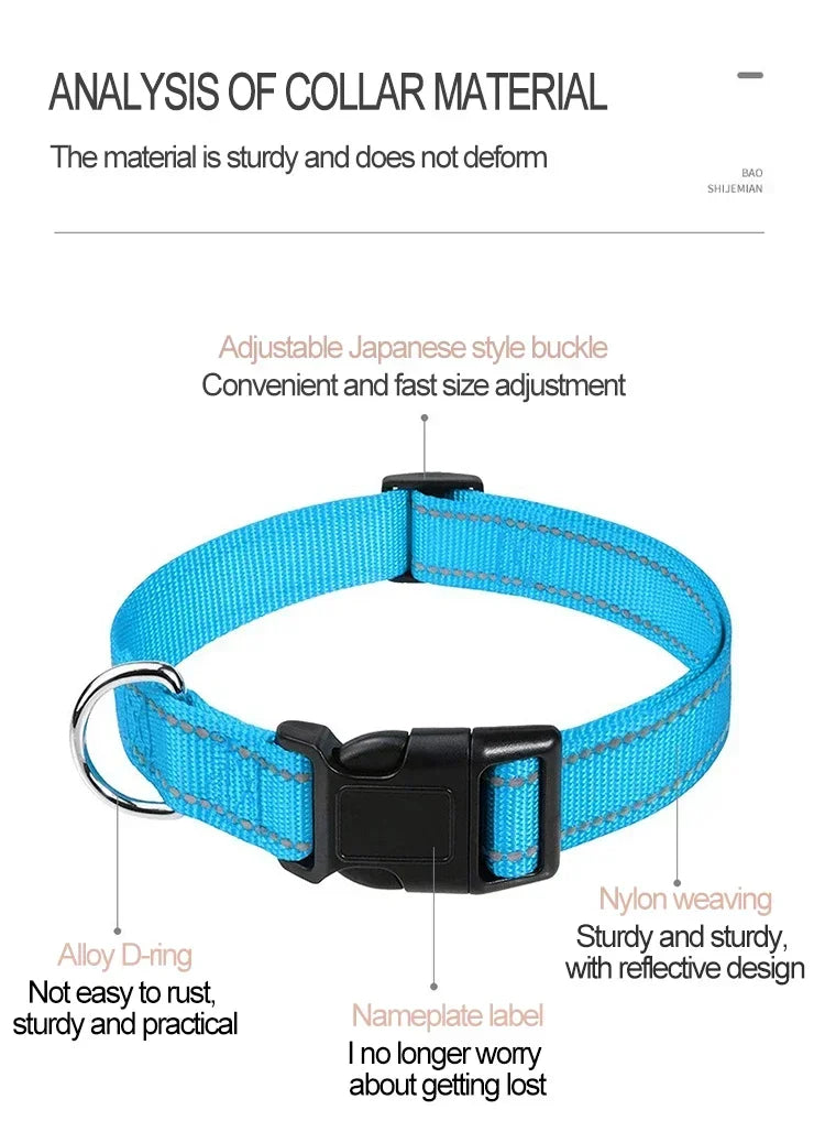GXQ07 Decorative Dog Collar: Adjustable Choker Neckband for All Sizes