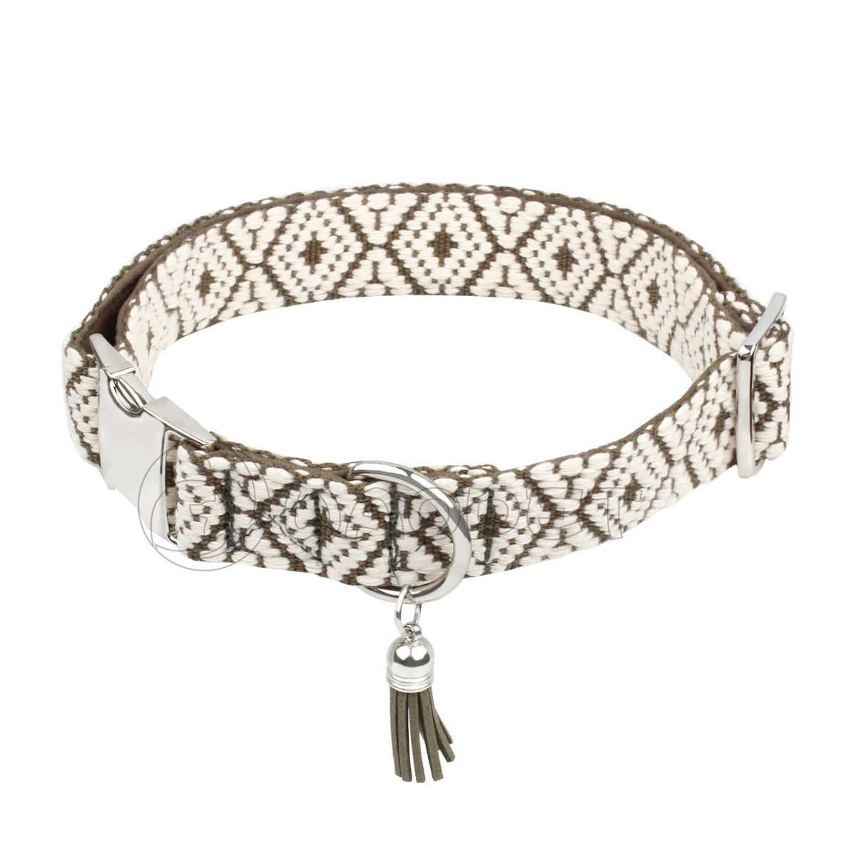 Bohemian Ethnic Style Pet Collar: Luxurious Adjustable Multi-Color Neckband