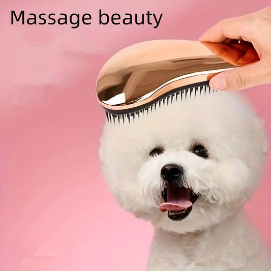 Undercoat Deshedding Bottom Rake - Hair Cleaning Comb for Dogs & Cats