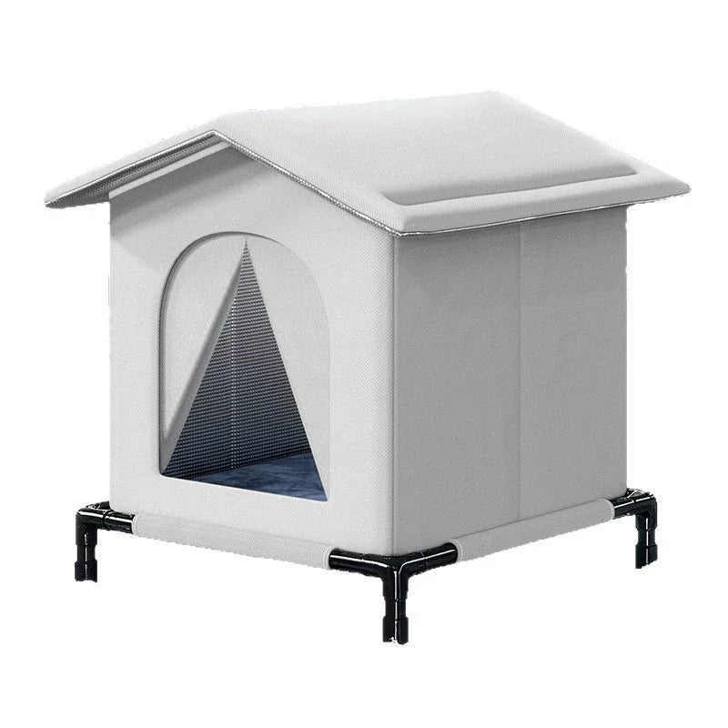 Outdoor Waterproof Pet House – All-Season Shelter for Stray Cats & Small Dogs