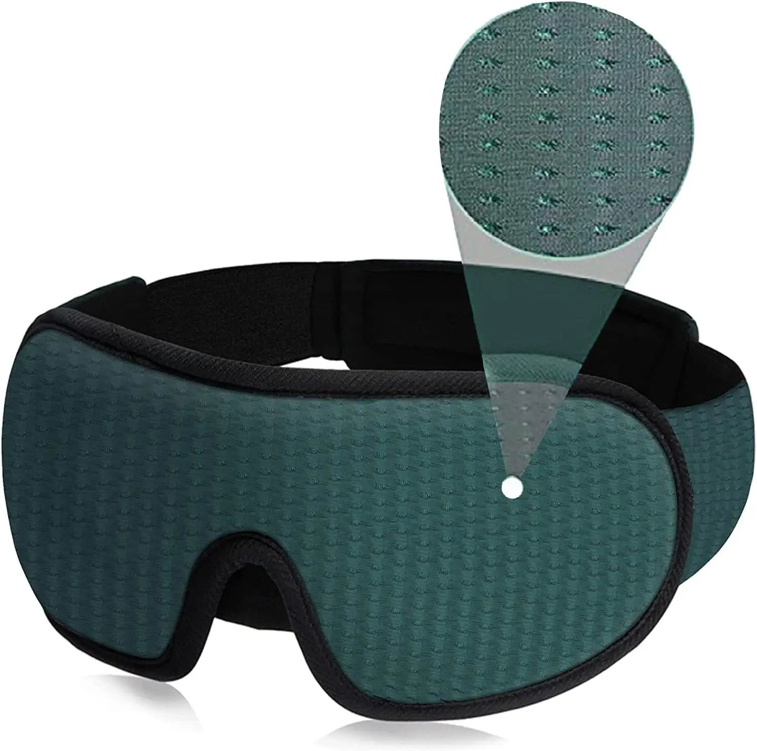 3D Padded Sleep Mask – Light Blocking Soft Eye Mask & Blindfold for Rest - PULSE MART