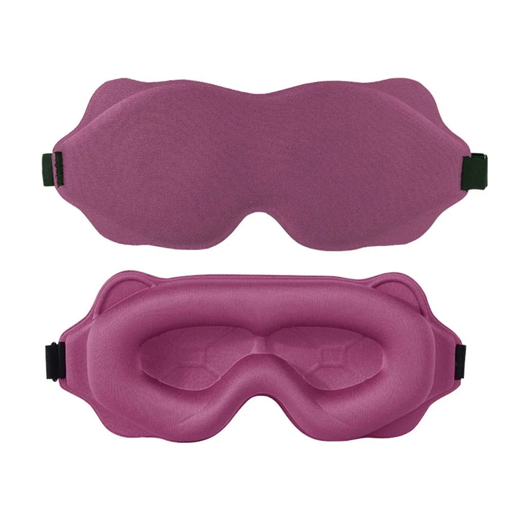 3D Sleeping Mask – Light Blocking, Soft Padded Eye Shade &amp; Sleeping Aid - PULSE MART