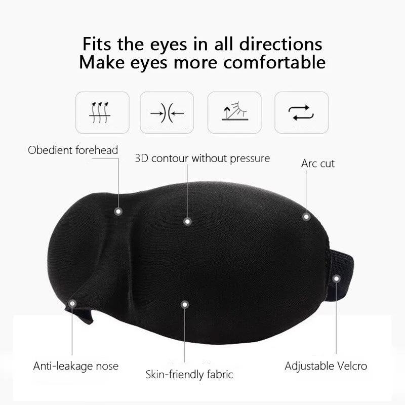 3D Contoured Eye Mask for Sleeping - PULSE MART