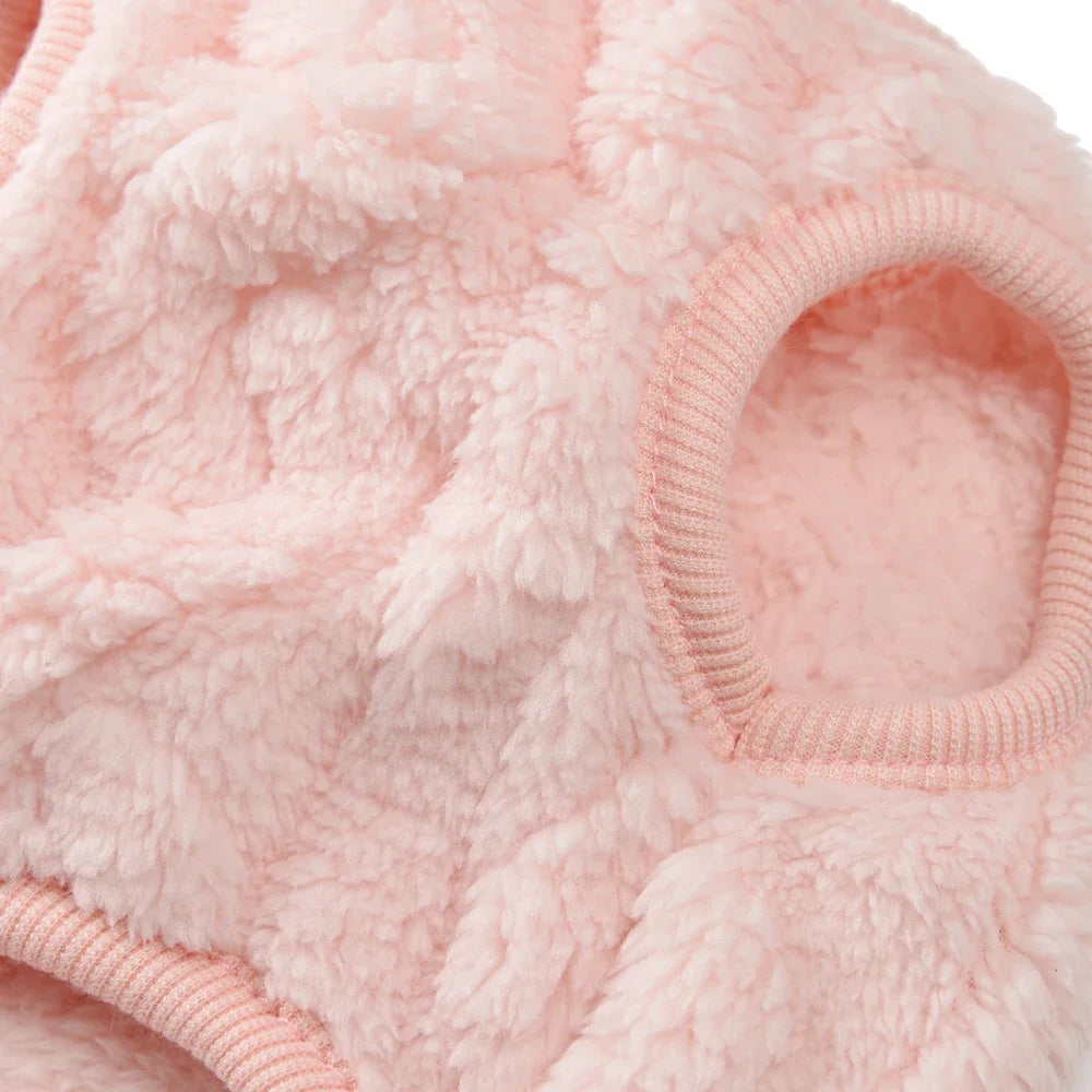 Cute Fleece Cat Sweater – Warm Autumn & Winter Pullover for Cats, Kittens & Small Dogs
