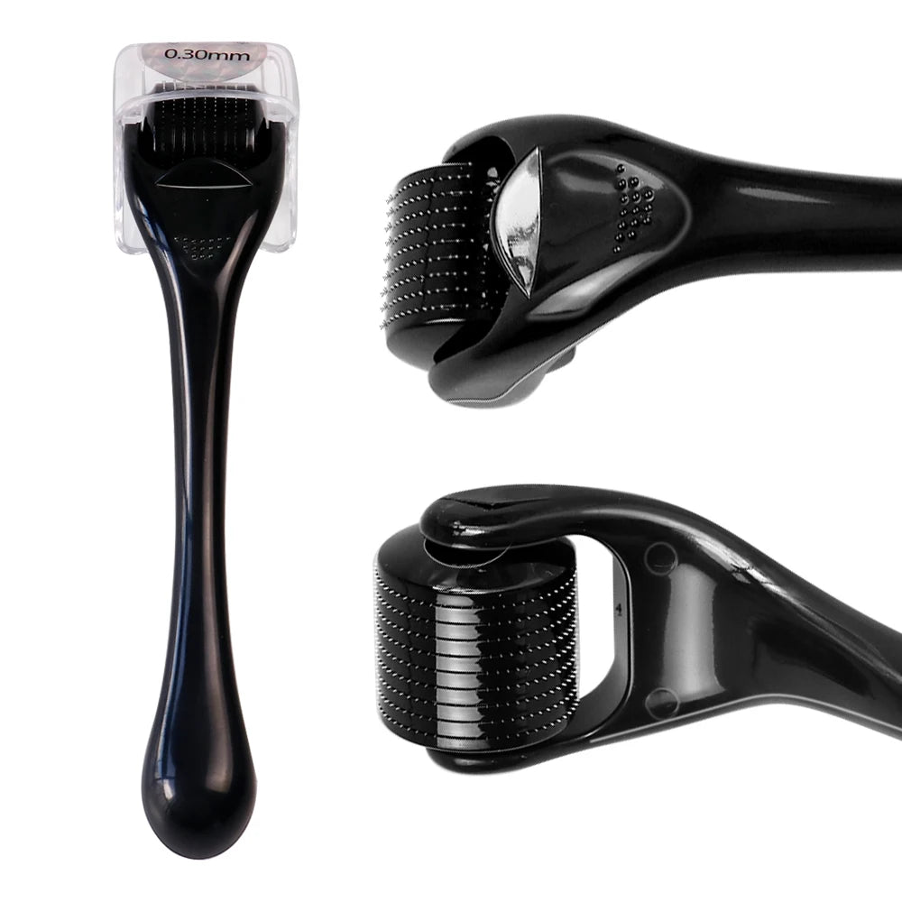 540 Microneedle Professional Derma Roller - Hair Growth, Beard Growth, and Facial Beauty Tool for Complete Skin Care - PULSE MART