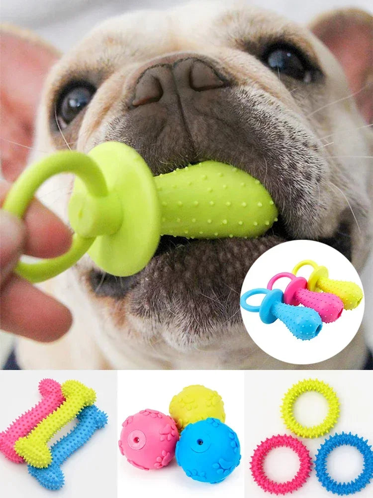 Tough Puppy Teething Chew Toy - Interactive Dental Care for Small Dogs
