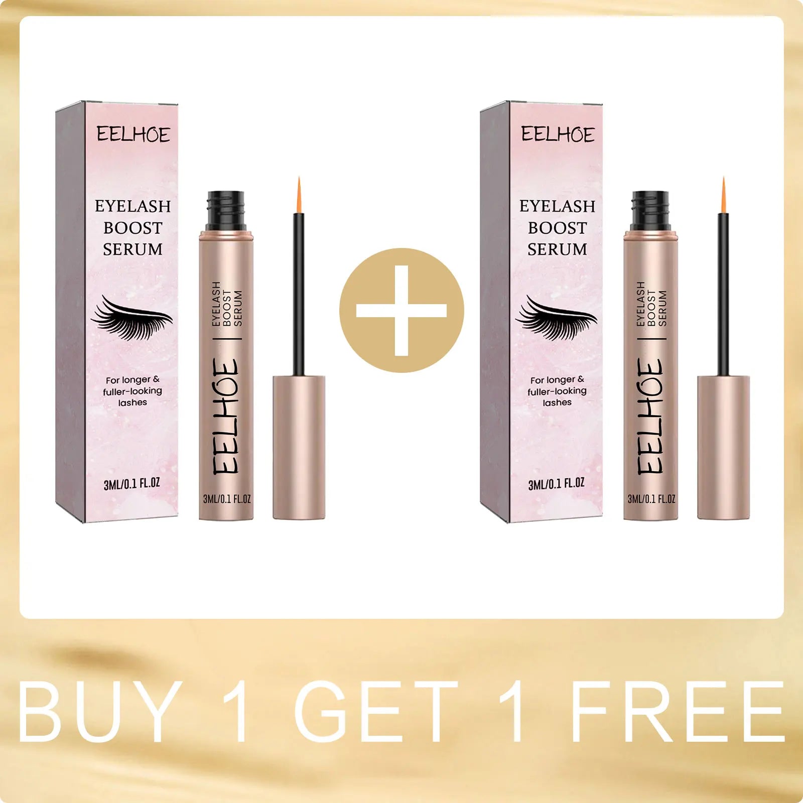 7-Day Eyelash Growth Serum - 3ml Enhancer for Curled, Thickened, and Strengthened Lashes and Brows - PULSE MART