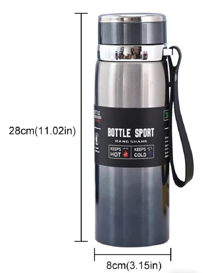 1L Thermal Water Bottle Keep Cold and Hot Water Bottle Thermos for Water Tea Coffee Vacuum Flasks Stainless Steel Thermos Bottle - PULSE MART