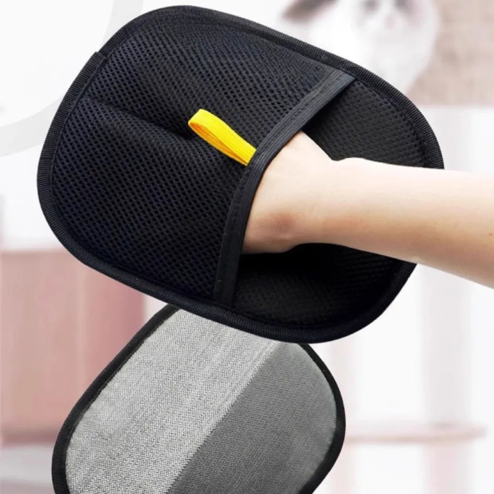 Pet Grooming Glove – Cat & Dog Hair Remover Brush for Grooming, Shedding & Furniture Cleaning