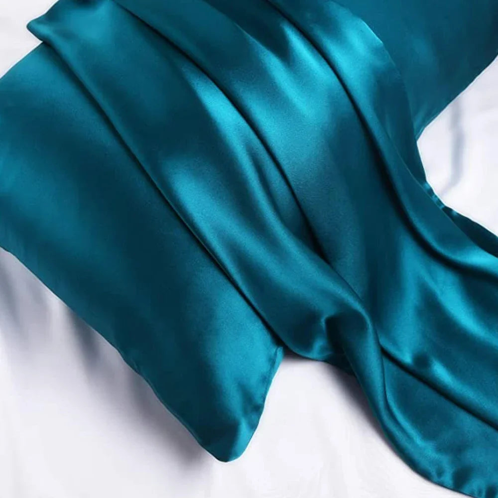 100% Natural Mulberry Silk Pillowcase - 22 Momme Luxury, Dual-Sided with Hidden Zipper - PULSE MART