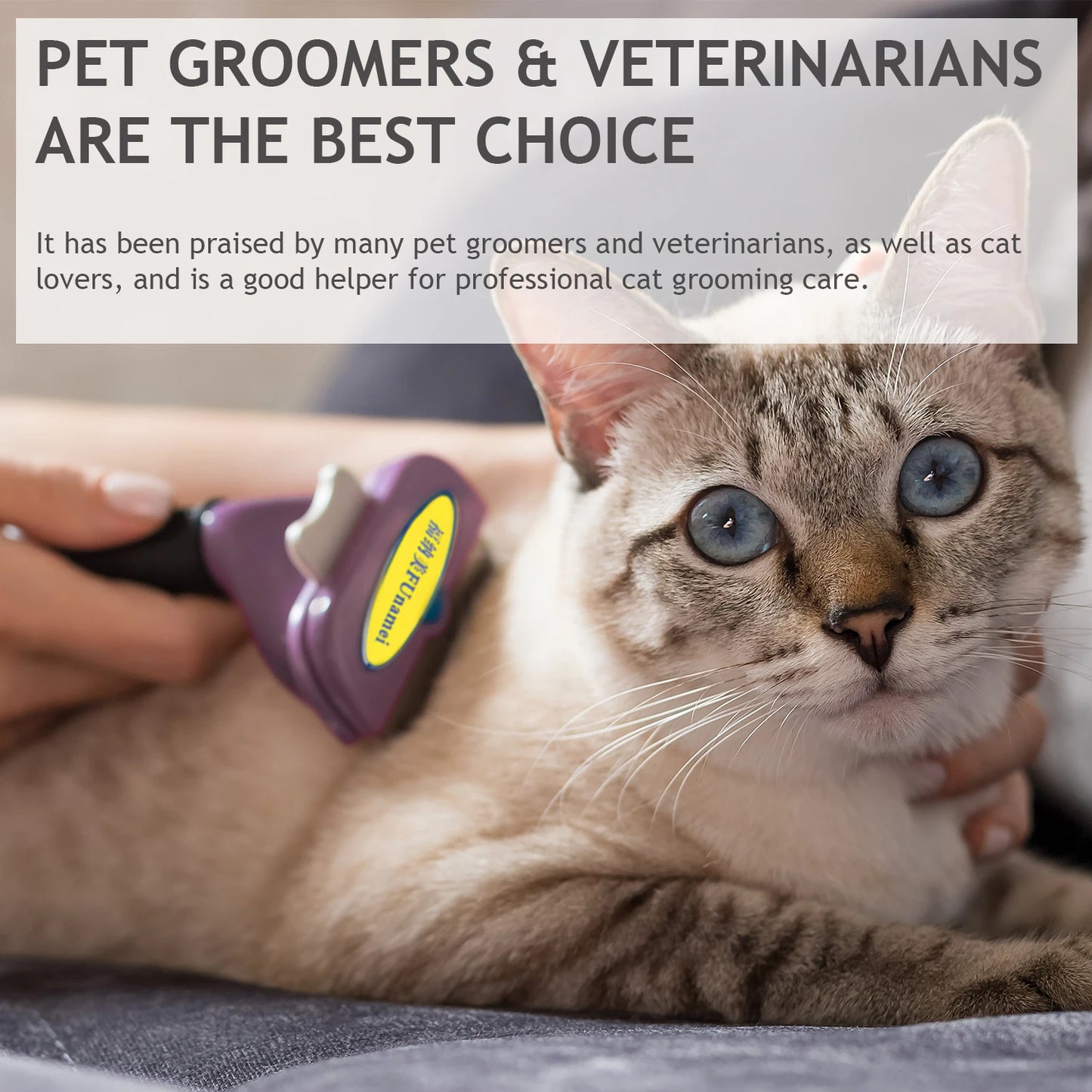Dual-Sided Pet Dematting Comb - Anti-Lice Knot Remover for Dogs & Cats