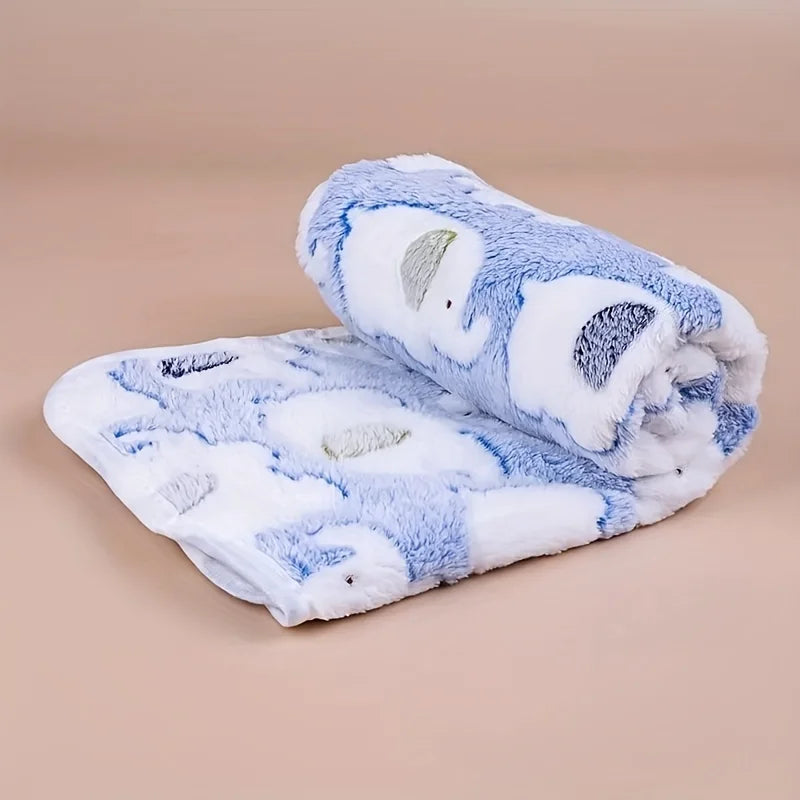 The Ultra-Soft Flannel Fleece Calming Pet Blanket
