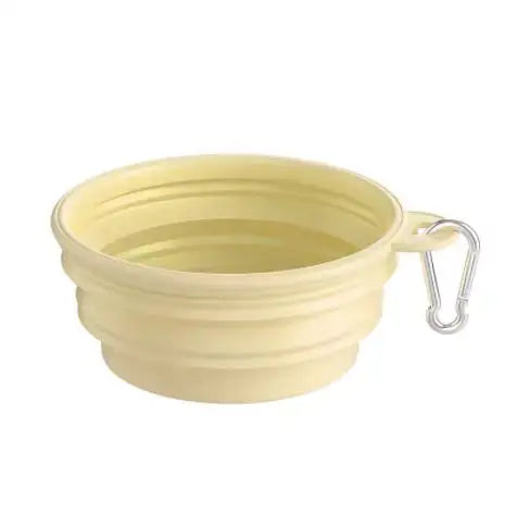 Macaron Portable Folding Bowl - Aesthetic Silicone Travel Pet Feeder