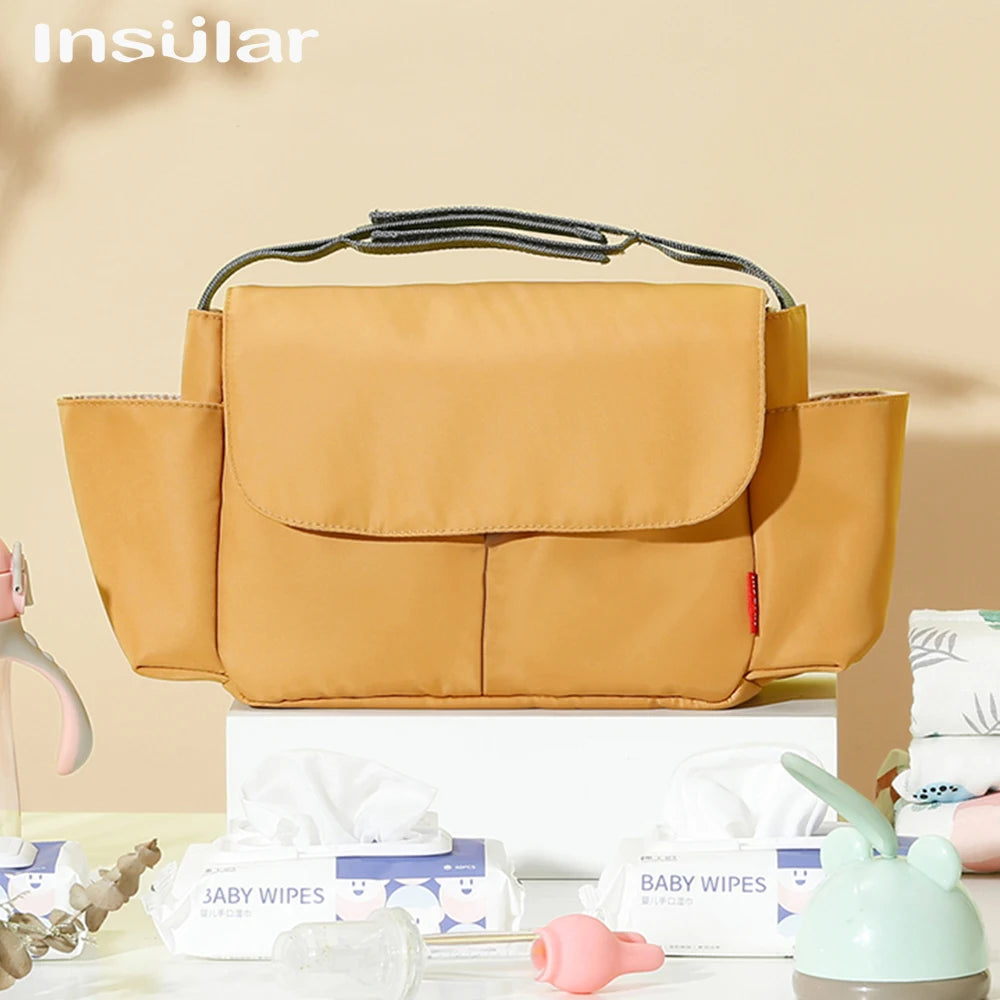 Baby Stroller Bag Pram Organizer Accessories Stroller Cup Holder Cover Trolley Organizer Pouch Travel Accessories - PULSE MART