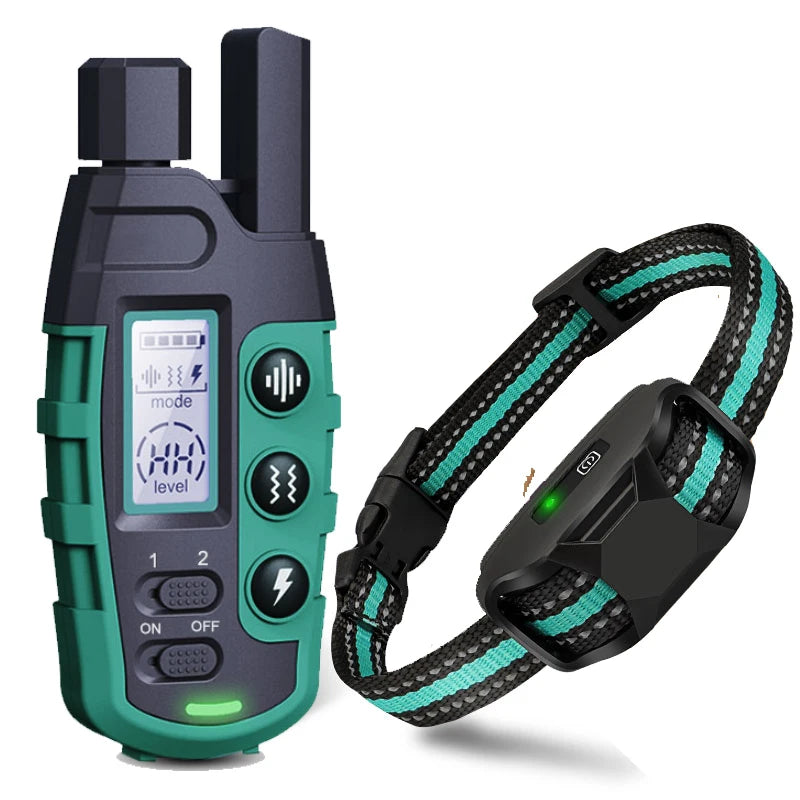 3300Ft Remote Electric Dog Training Collar - Waterproof Behavior Aid with Shock & Vibration