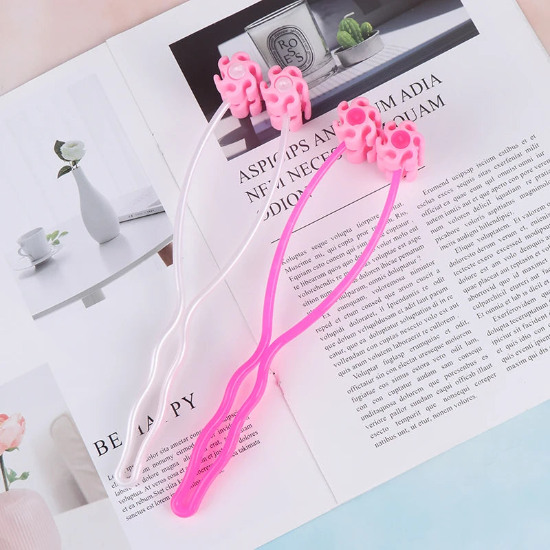 Portable Plum-shaped Facial Massager Roller - Face Slimming, Massage, and Beauty Care Tool for On-the-Go Use - PULSE MART