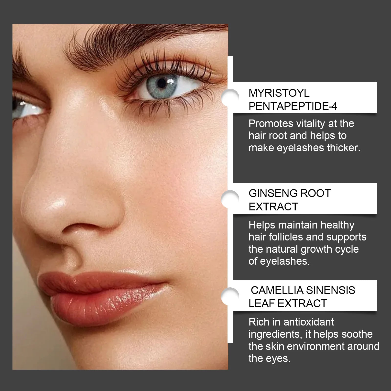 Gentle and Moisturizing Eyelash Growth Serum - Achieve Natural Curl, Smudge-Resistant Lashes - PULSE MART