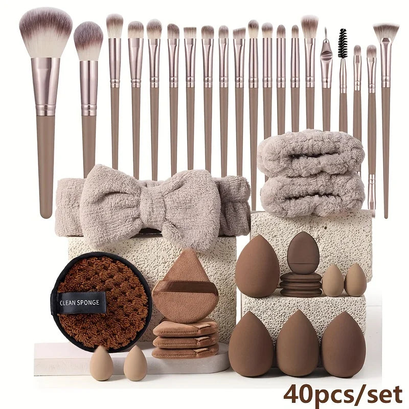 Professional Makeup Brush Set - 20/40 Tools for All Your Beauty Needs - PULSE MART
