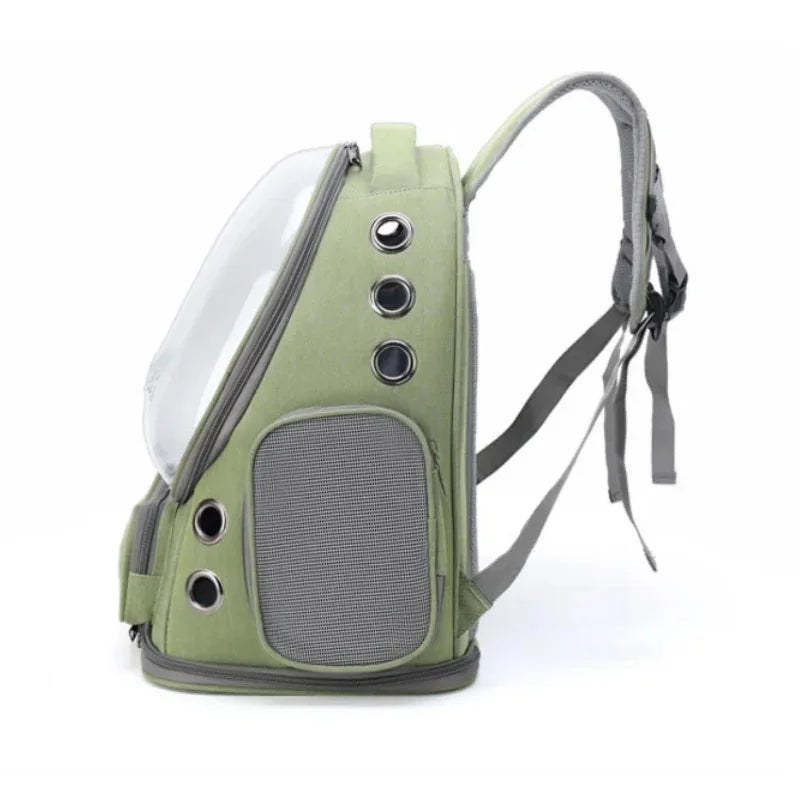 Transparent Cat Carrier Backpack – Breathable Pet Travel Backpack for Cats & Small Dogs