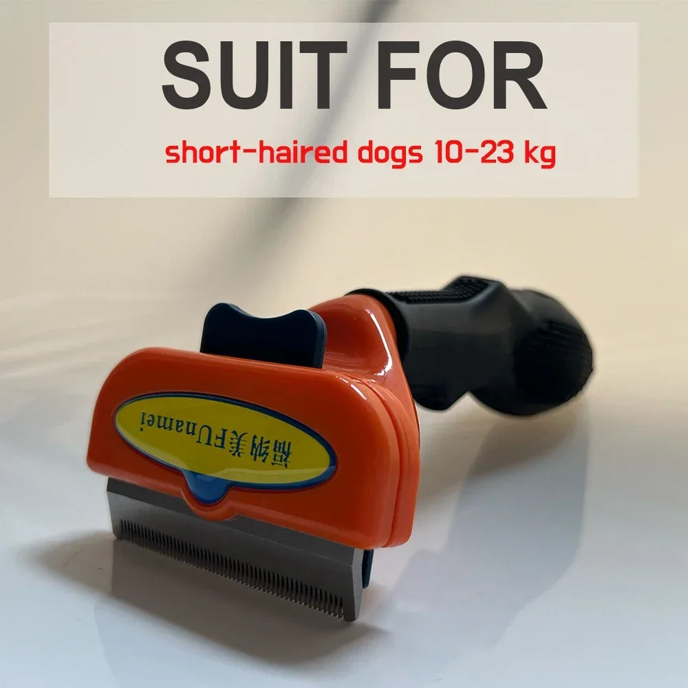 Dual-Sided Pet Dematting Comb - Anti-Lice Knot Remover for Dogs & Cats