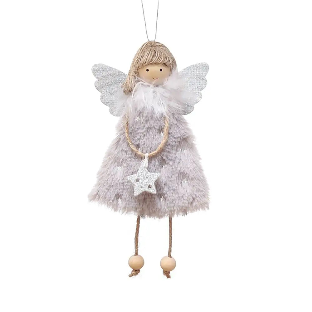 Christmas Pendant for Christmas Tree Drop Ornaments Christmas Angel Doll Christmas Decoration Xmas Tree Decoration Hanging Doll