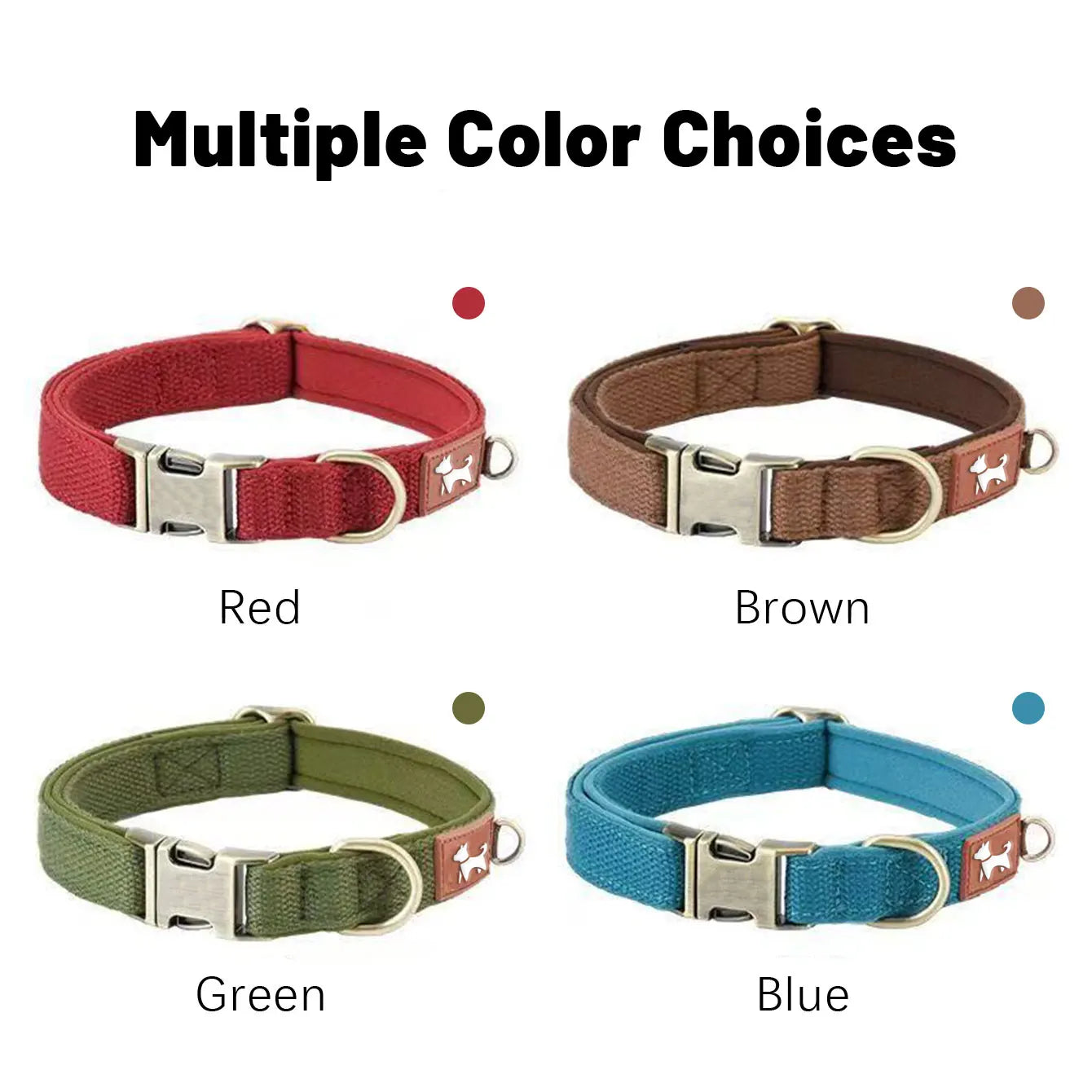 Anti-Lost Reflective Dog Collar - Outdoor Heavy Duty Pet Neckband