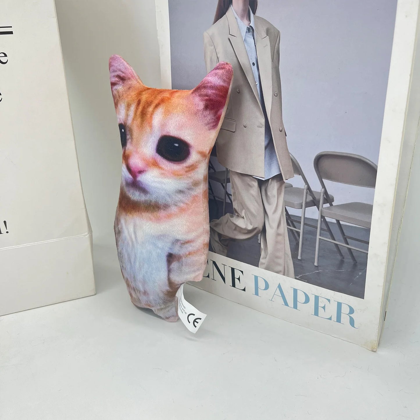 21cm Cute El Gato Cat Plush Toy – Soft Stuffed Cat Doll Collectible Gift