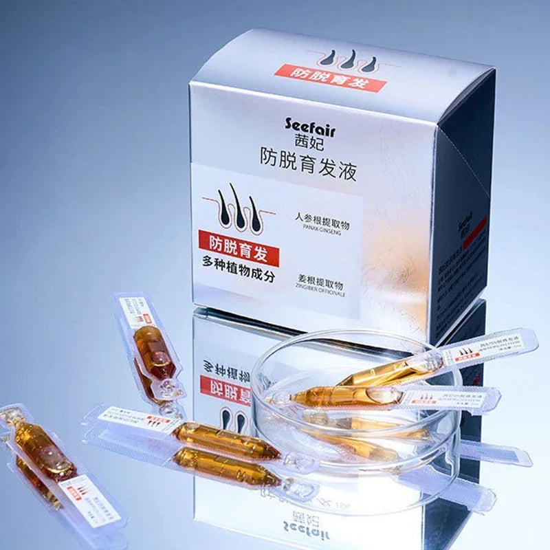 Hair Growth Serum - Anti-Hair Loss Solution for Seborrheic Alopecia and Hereditary Hair Loss with Nourishing Essential Oils - PULSE MART