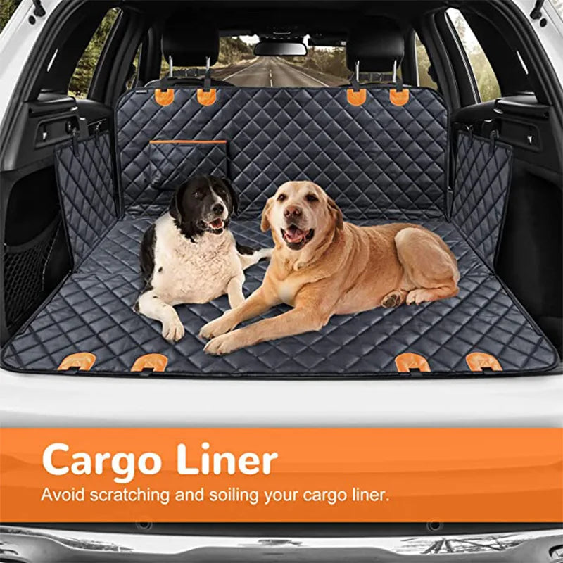 Waterproof Dog Car Seat Cover, Heavy-Duty Back Seat Travel Hammock