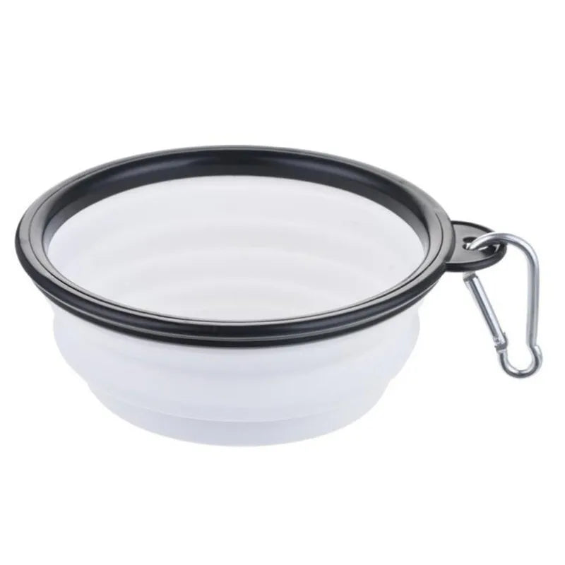 Durable TPR Collapsible Pet Bowl - Portable Travel Food & Water Dish