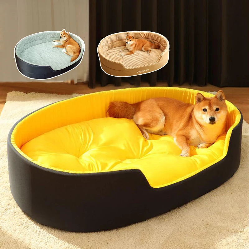 Extra Large Dog Bed – Soft All-Season Sofa Kennel for Cats & Dogs (S–XXL)
