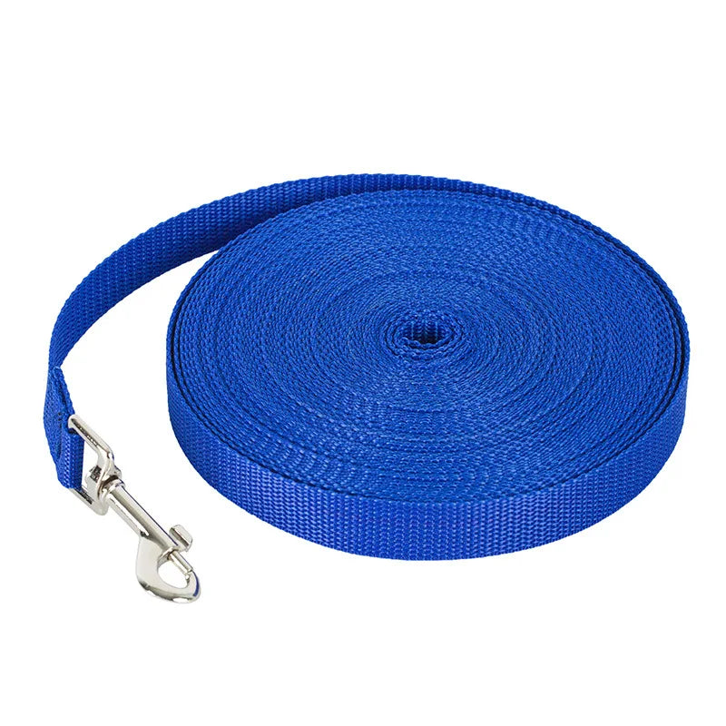 Long Dog Training Leash (1.2M - 30M) - Extended Nylon Tracking Rope