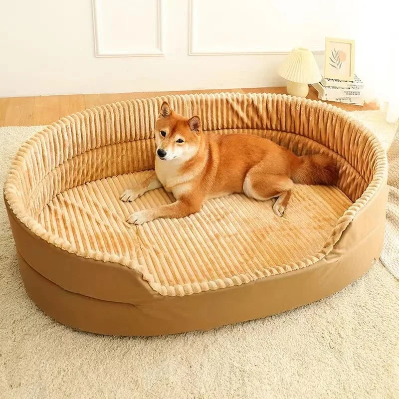 Extra Large Dog Bed – Soft All-Season Sofa Kennel for Cats & Dogs (S–XXL)