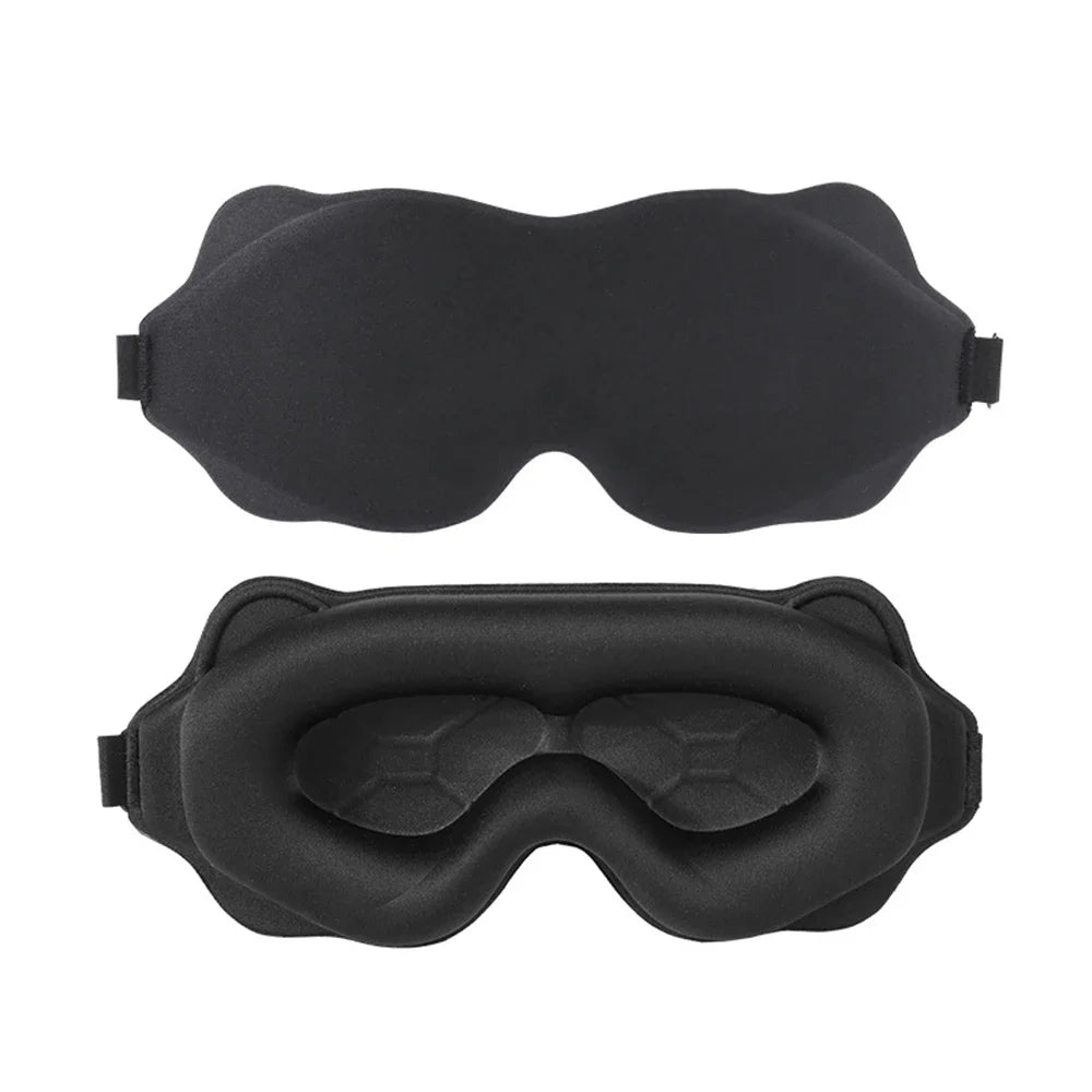3D Sleeping Mask – Light Blocking, Soft Padded Eye Shade &amp; Sleeping Aid - PULSE MART