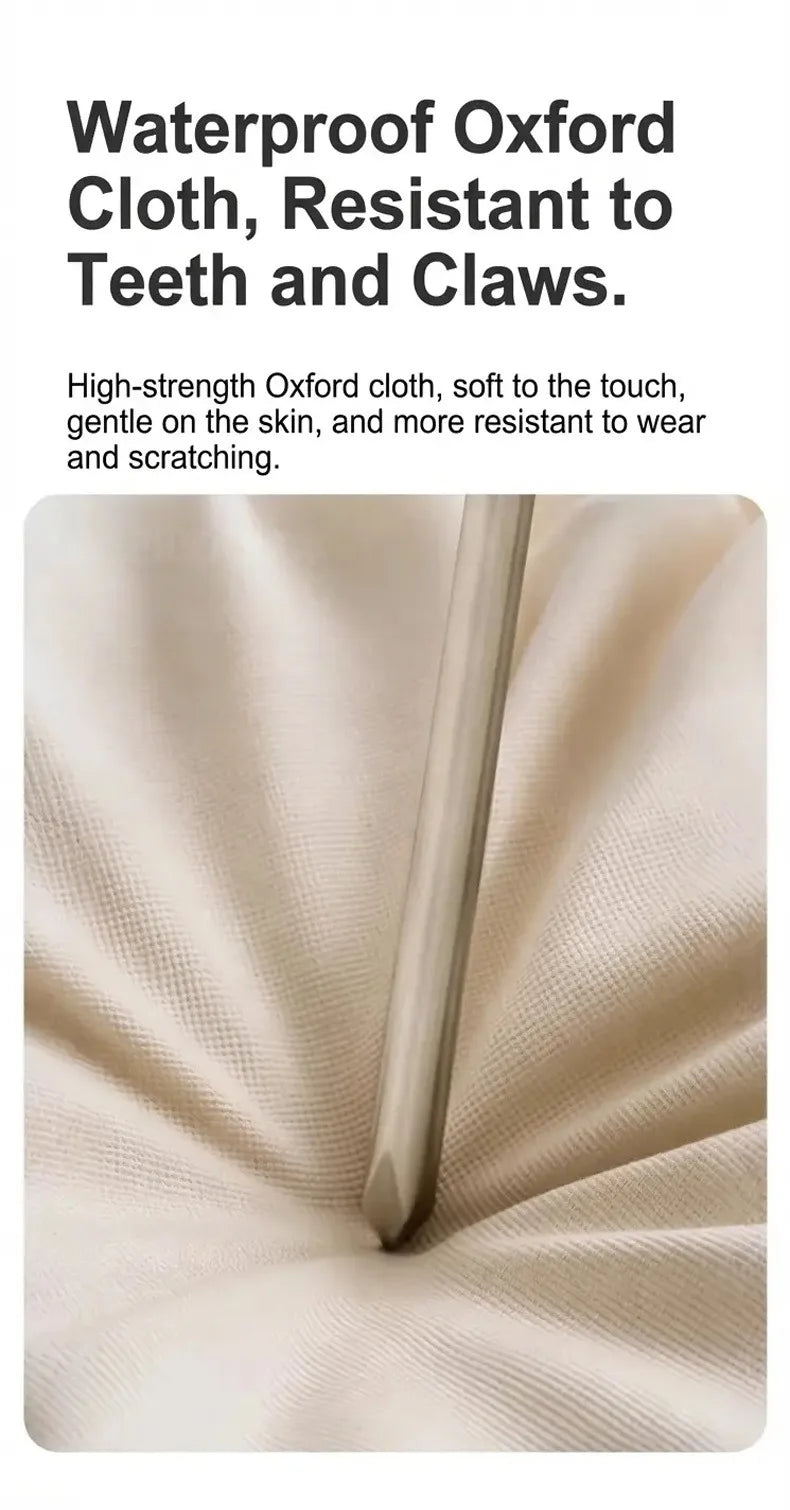 Elevated Mesh Dog Bed with Pillow, Raised Outdoor Patio Cot