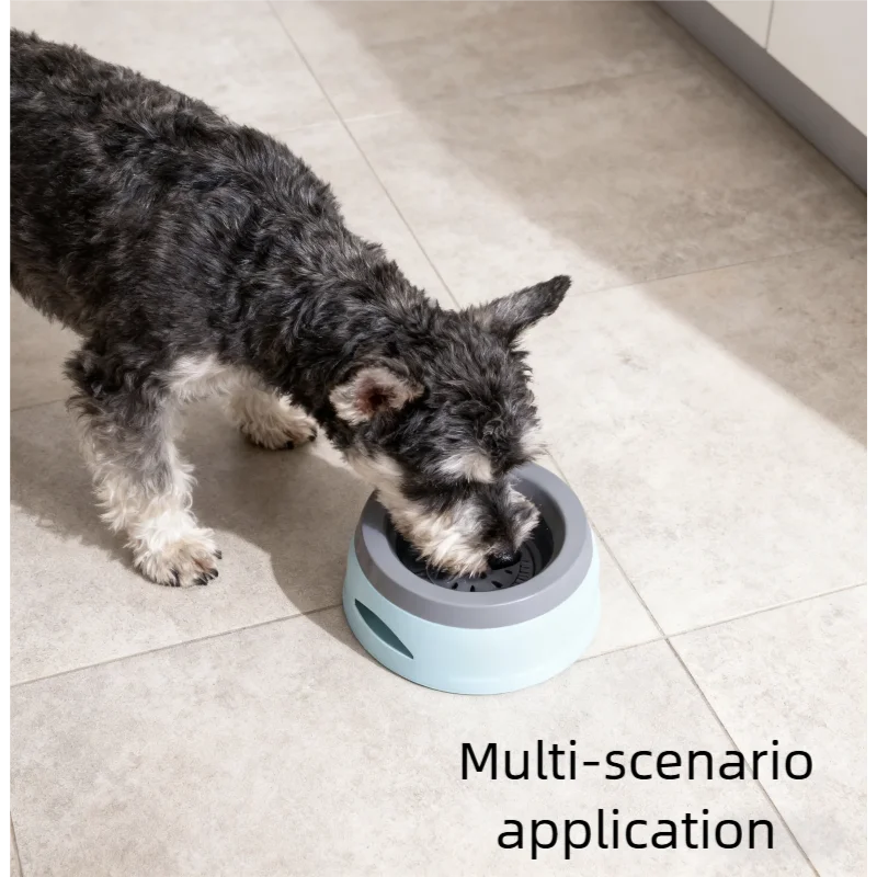 No-Wet Mouth Floating Dog Water Bowl - Anti-Spill Portable Pet Drinker