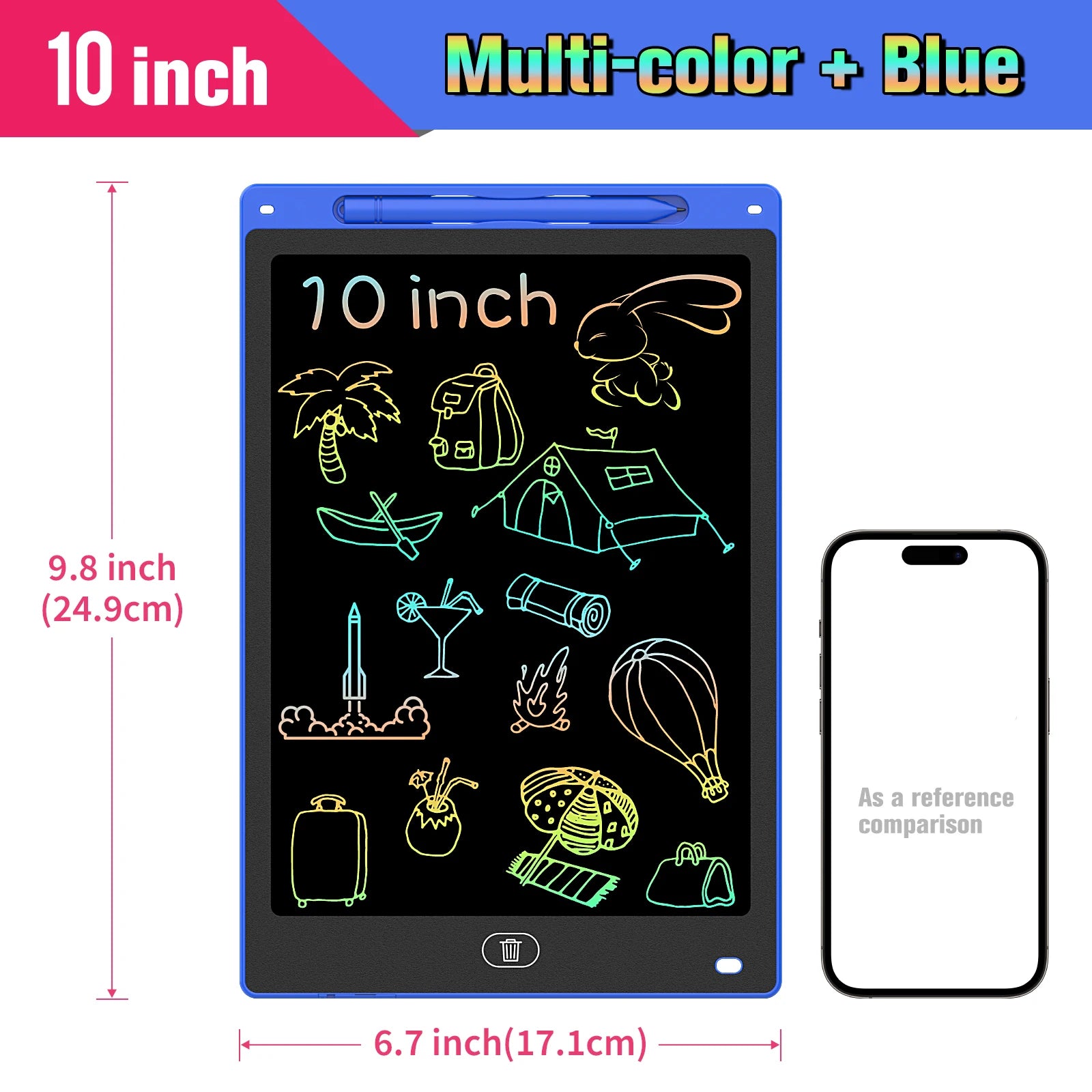 8.5/10/12 Inch LCD Writing Tablet Digital Drawing Tablet Handwriting Pads Portable Electronic Doodle Board for Kids
