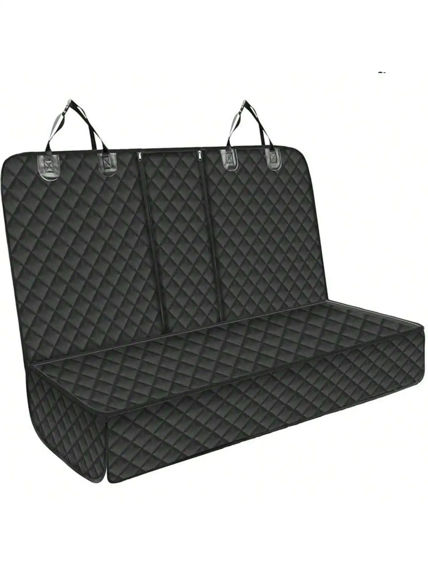 Waterproof Dog Car Seat Cover, Convertible Rear Seat Protector with Armrest Opening